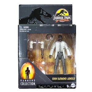 Jurassic Park Action Figure 30th Anniversary John Raymond Arnold Hammond 4 inch